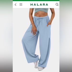 HALARA Drawstring Flowy Wide Leg Pants